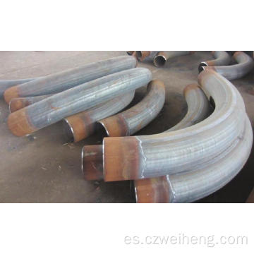 Curva tubos de diferentes tamaños, galvanizados